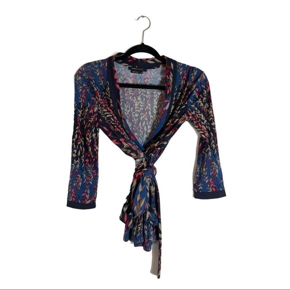 BCBGMaxazria Wrap Top - Picture 8 of 8